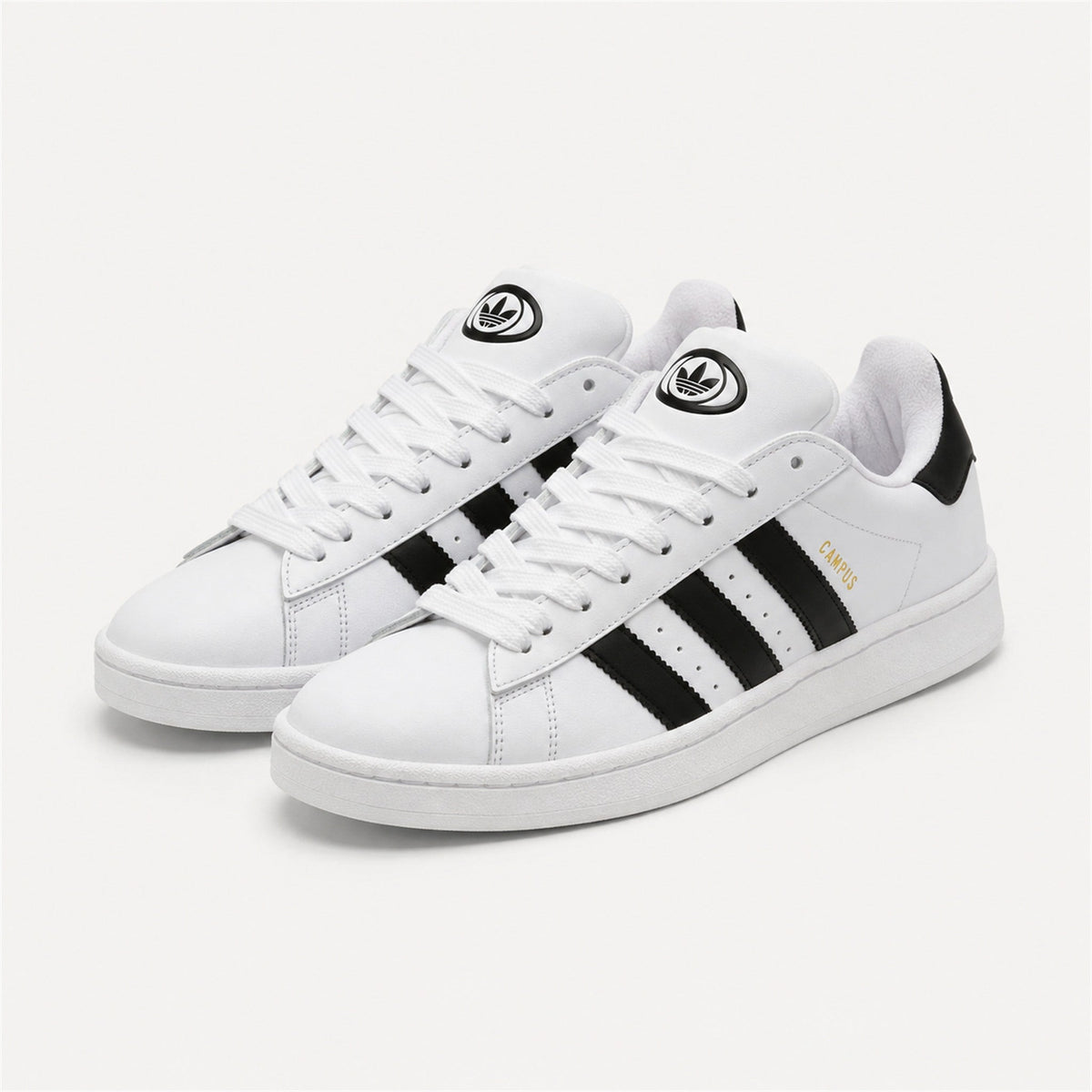 Adidas Campus - Beyaz/Siyah Çizgili