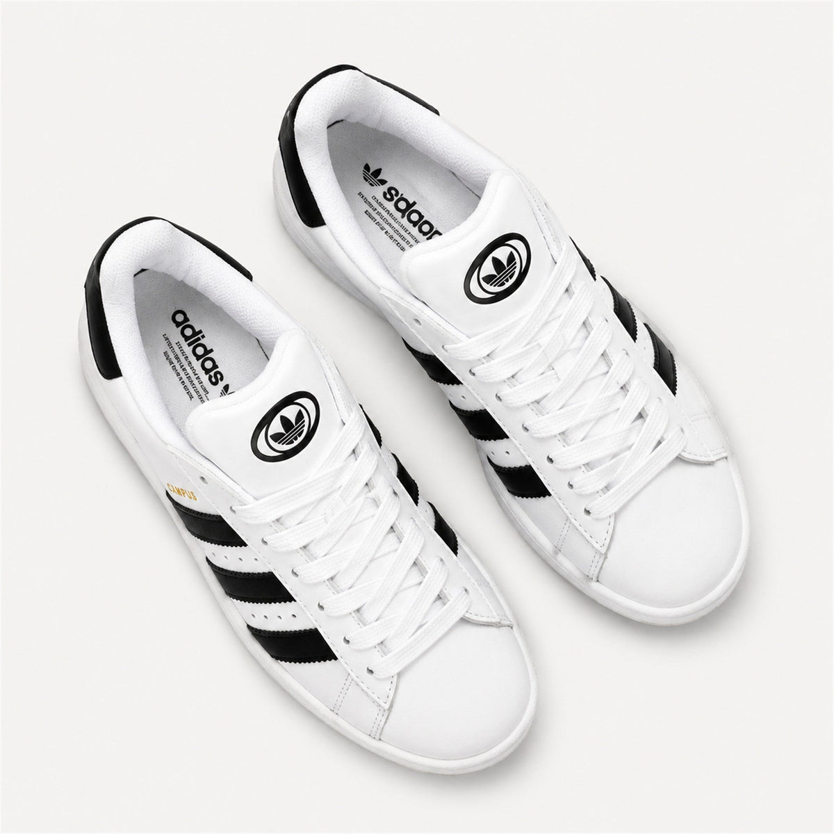 Adidas Campus - Beyaz/Siyah Çizgili