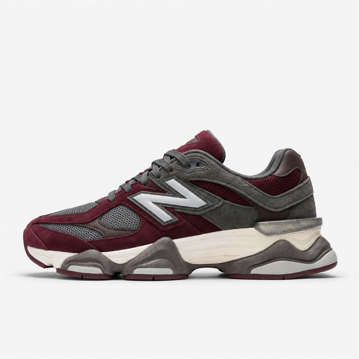 New Balance 9060 - Füme/Bordo